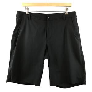 Lululemon Shorts Mens 40 Black Athletica Preppy Chino Business Golf